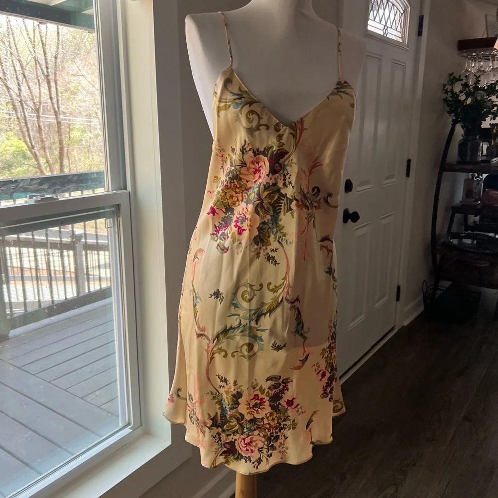 Victoria's Secret Silk Floral Slip Dress - Picture 3 of 13